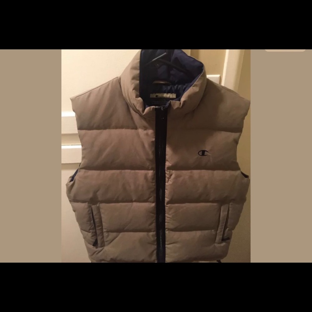Vintage Champion Quilted Puffy Jacket/Vest